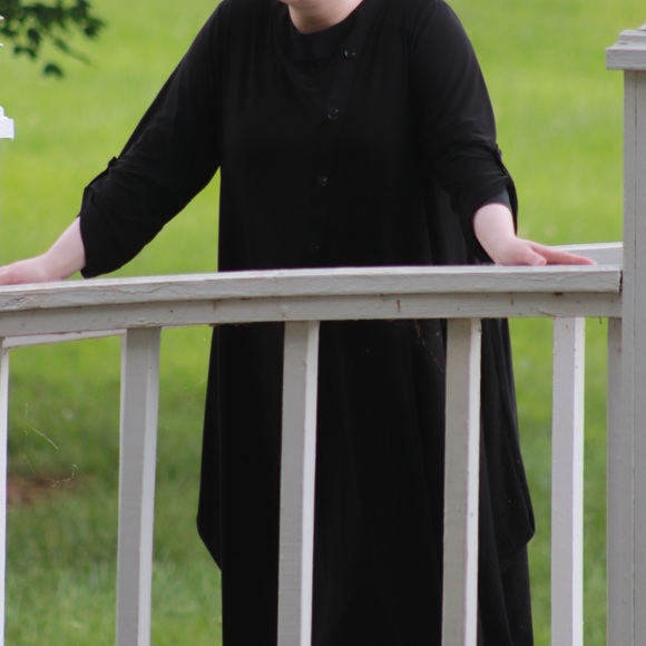 ZADIE B’S Black Button Dress - Picture 6 of 7